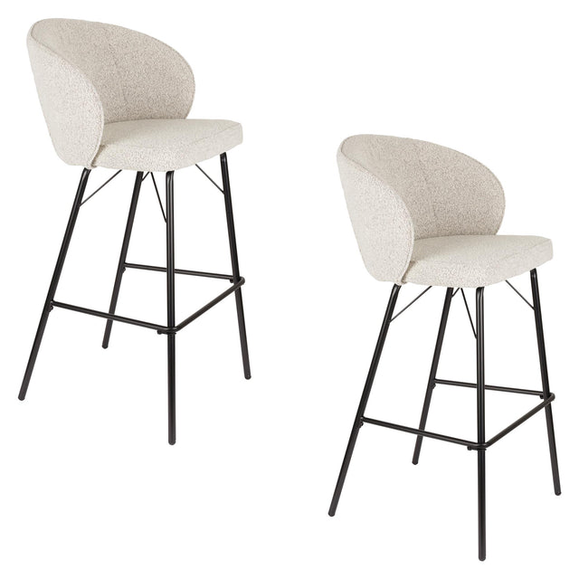 Zuiver-Barstool Joa 吧台椅 -米色