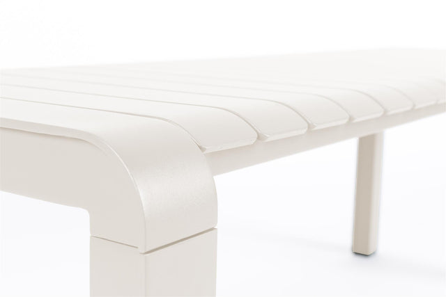Zuiver-Garden Vondel 129 5x45 Clay 戶外長凳 -白色