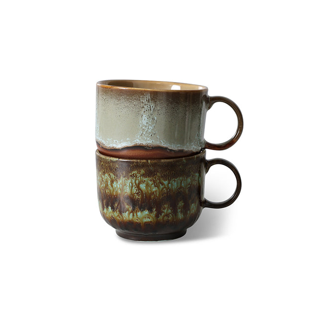 Hkliving-70s ceramics: tea cups