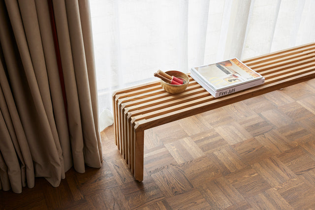 HKliving 長凳｜Slatted bench