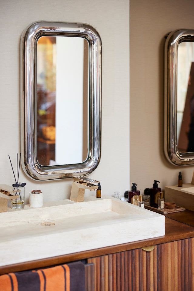 HKliving 鏡子｜Chubby chrome mirror