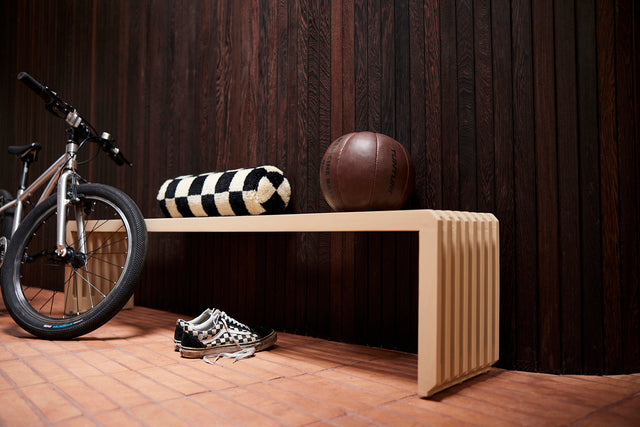 HKliving 長凳｜Slatted bench teak, 180x27 cm