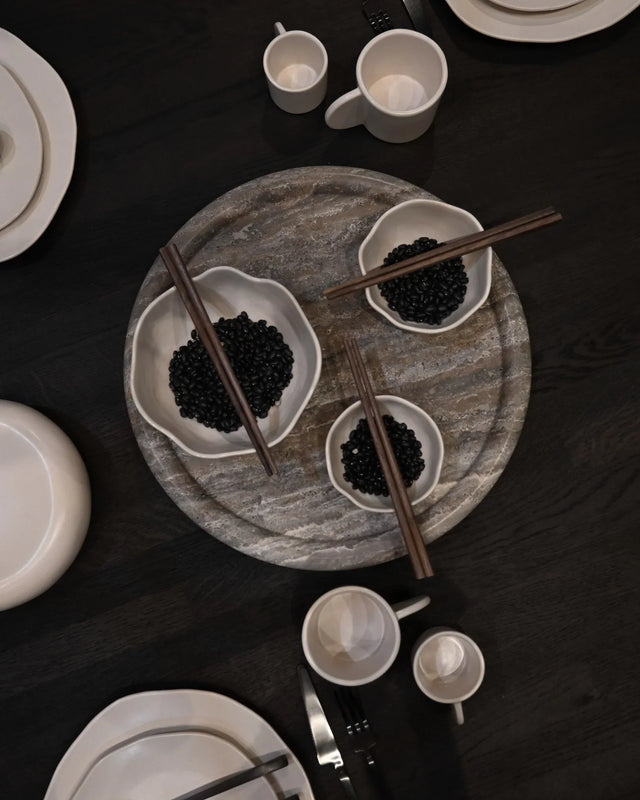 環形托盤,大 - 大地色