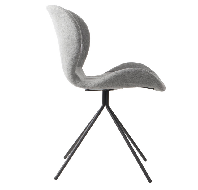 Zuiver-OMG餐椅-亮灰色