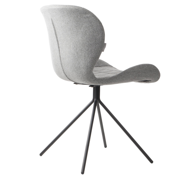 Zuiver-OMG餐椅-亮灰色