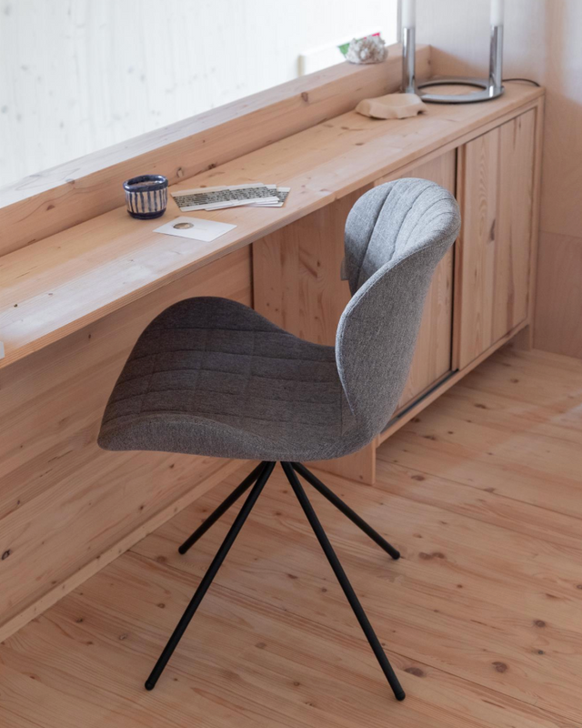 Zuiver-OMG餐椅-亮灰色