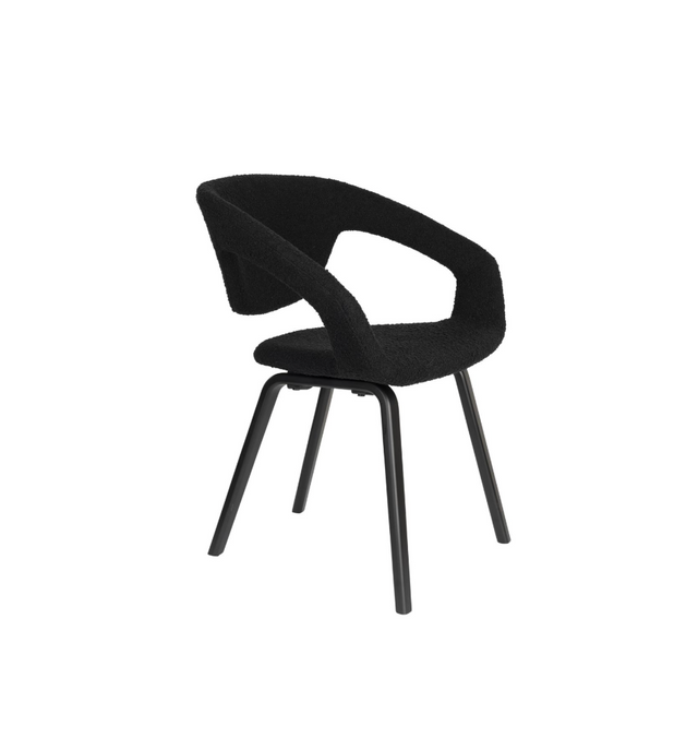 Zuiver-Flexback 扶手椅-黑色