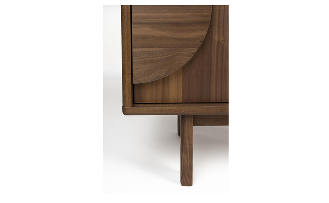 Zuiver-Groove收納邊櫃-胡桃木色