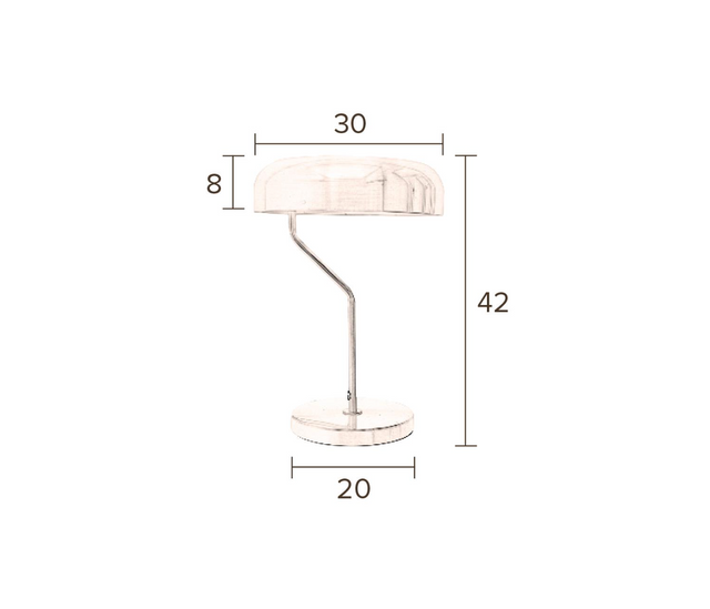 Dutchbone - Eclipse 桌燈 - 黃銅色
