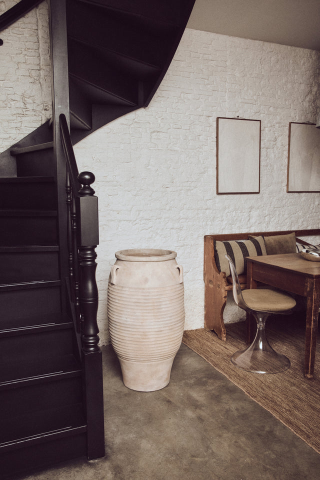 HKliving 戶外配件｜Sirocco terracotta floor vase