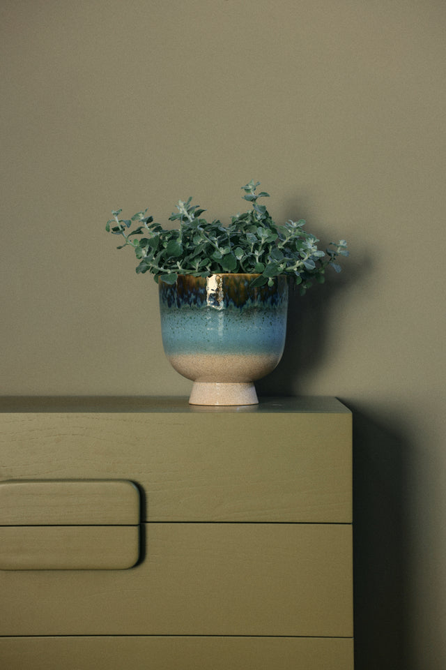 HKliving 花器｜Retro flower pot lagoon