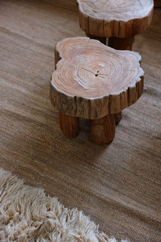 HKliving 凳｜Log wooden stool