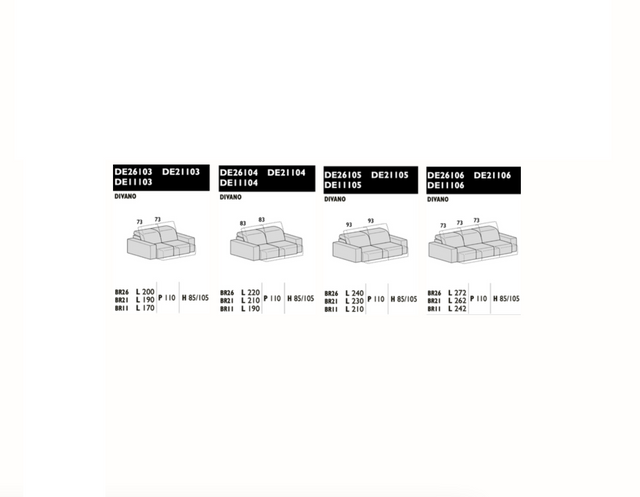 Samoa Italia-Glide 機能靠背&伸縮座椅模組沙發
