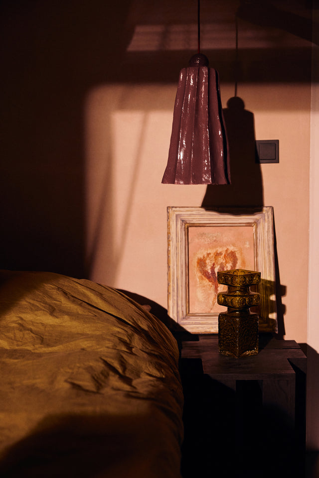 HKliving 吊燈｜Flow pendant lamp, burgundy
