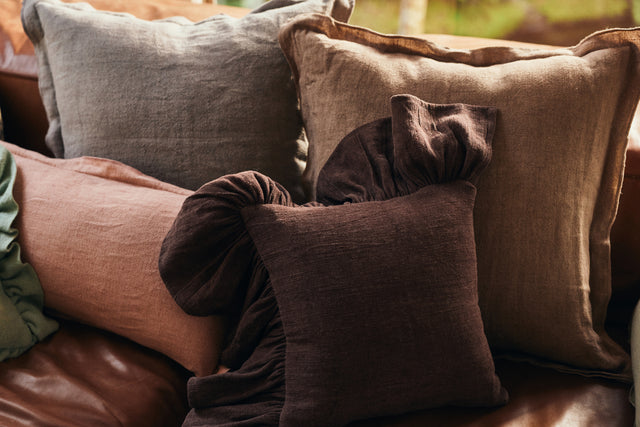 HKliving 抱枕｜Linen cushion, magnolia (70x30cm)