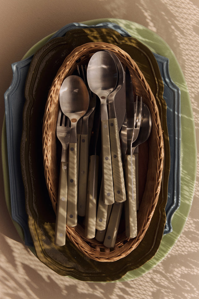 HKliving 刀叉匙｜70s cutlery: dessert forks mint, set of 4