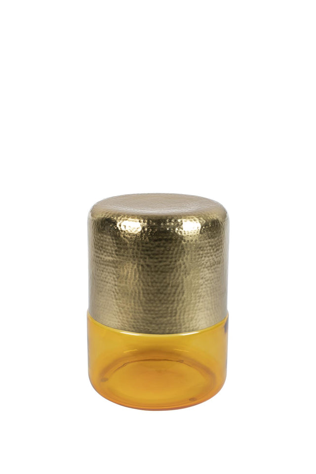 Dutchbone-Cave Amber 邊桌 -橘色