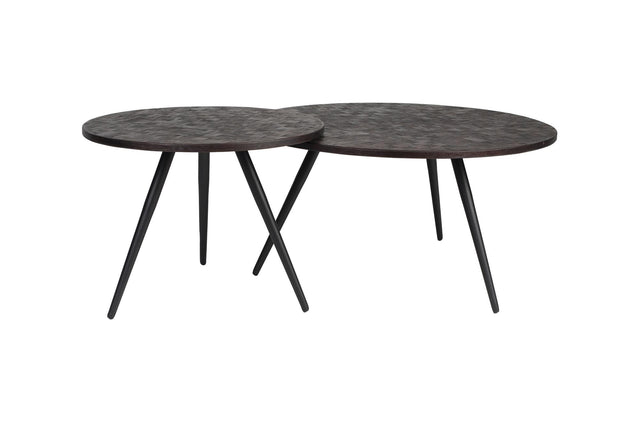 Zuiver-+ side table Webster set of 2 茶几 -咖啡色