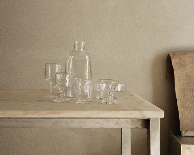 FRAMA-0405 Stem Glass Set of Two 玻璃杯 情境照