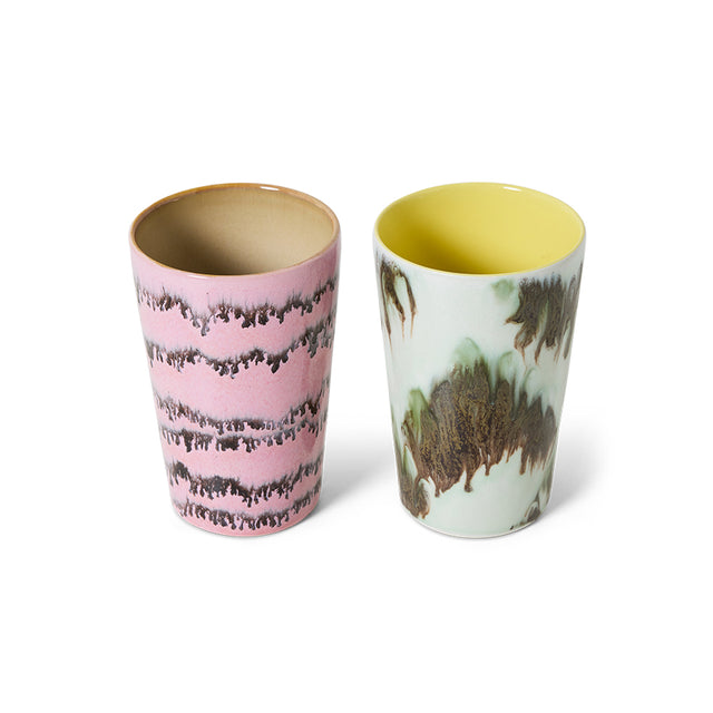 Hkliving-70s ceramics: tea mugs
