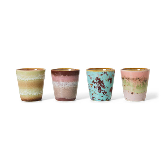 Hkliving-70s ceramics: ristretto mugs