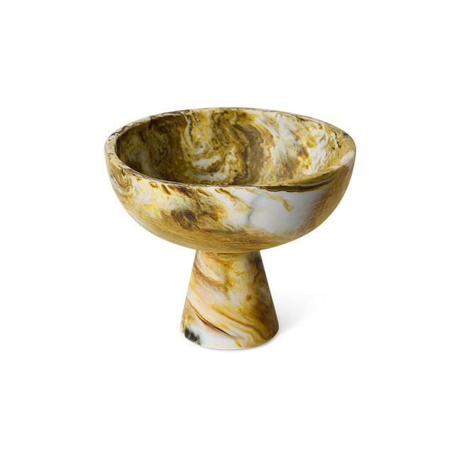 Hkliving-Marbled bowl on base