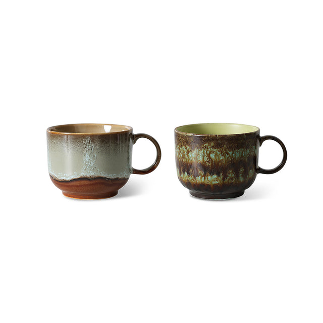 Hkliving-70s ceramics: tea cups
