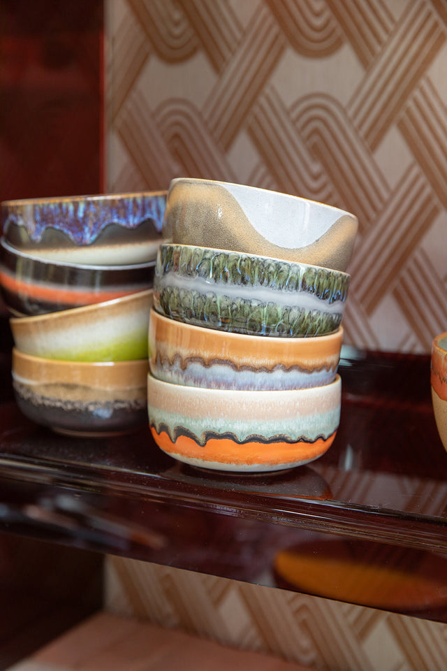 Hkliving-70s ceramics: dessert bowl