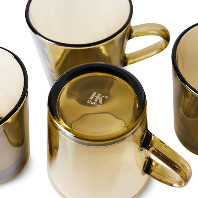 Hkliving-70s glassware: coffee cups