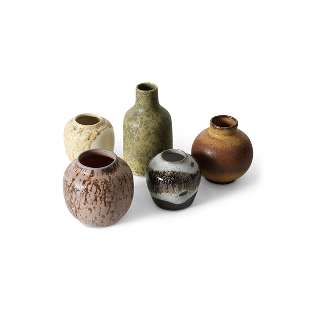 Hkliving-70s ceramics: small vases