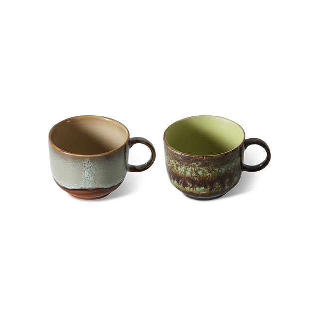 Hkliving-70s ceramics: tea cups