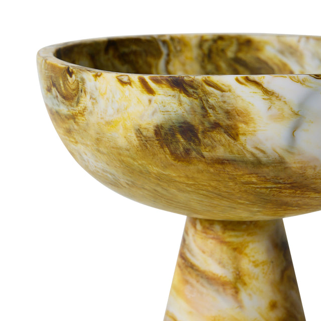 Hkliving-Marbled bowl on base