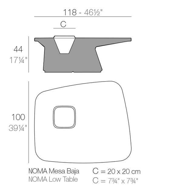Vondom-Noma coffee table 茶几
