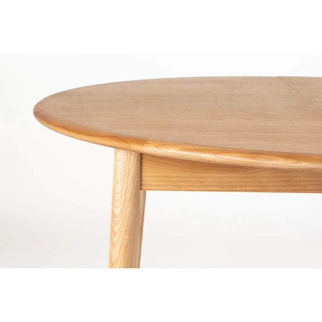 Zuiver-Twist 圓形餐桌 120x160 公分-胡桃木色