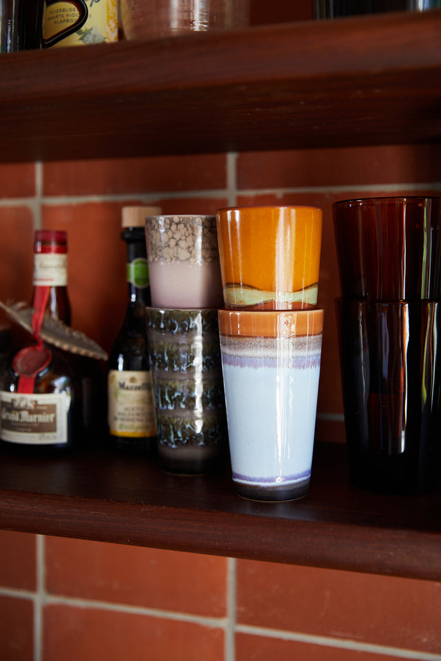 Hkliving-70s ceramics: latte mugs