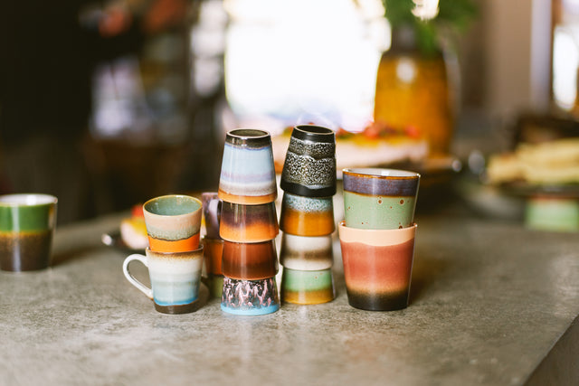 Hkliving-70s ceramics: coffee mugs