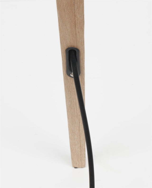 Zuiver-Tripod Wood 落地燈 -黑色