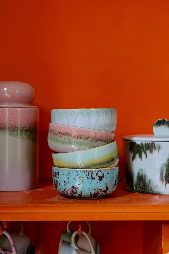 Hkliving-70s ceramics: dessert bowl