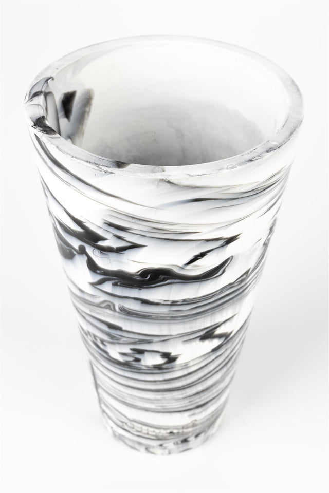 Zuiver-Conic S Black/White 花瓶 -灰色