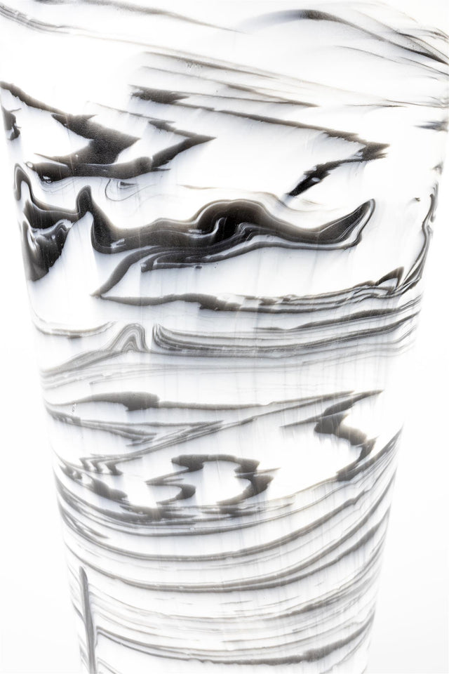 Zuiver-Conic S Black/White 花瓶 -灰色