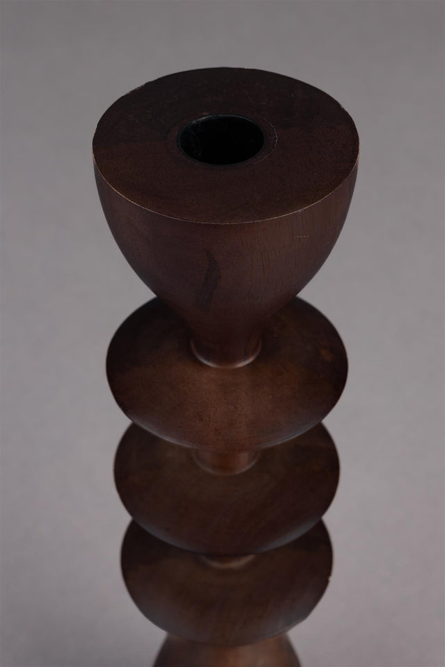 Dutchbone-Candle Pernilla M 燭台 -咖啡色