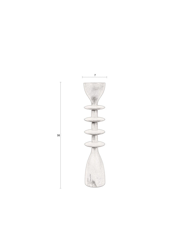 Dutchbone-Candle Pernilla L 燭台 -咖啡色