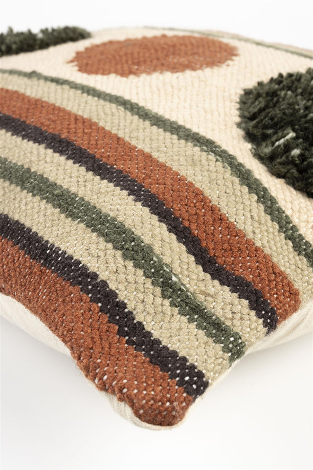 Dutchbone-Haydon Stripe 45x45 抱枕 -米色