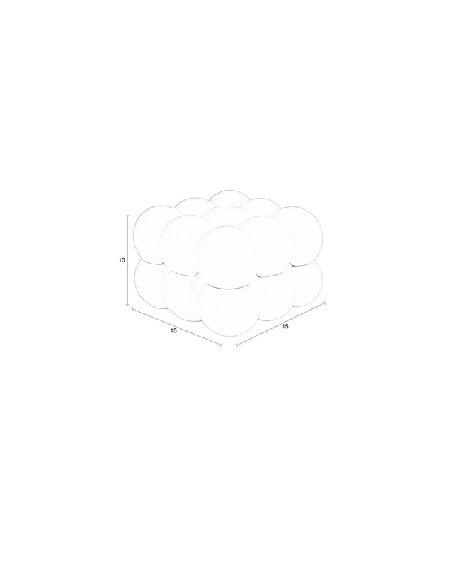 Zuiver-Box Bubbles M 擺飾 -米色