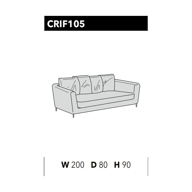 尺寸圖 Crisp_Crisp CRIF 105