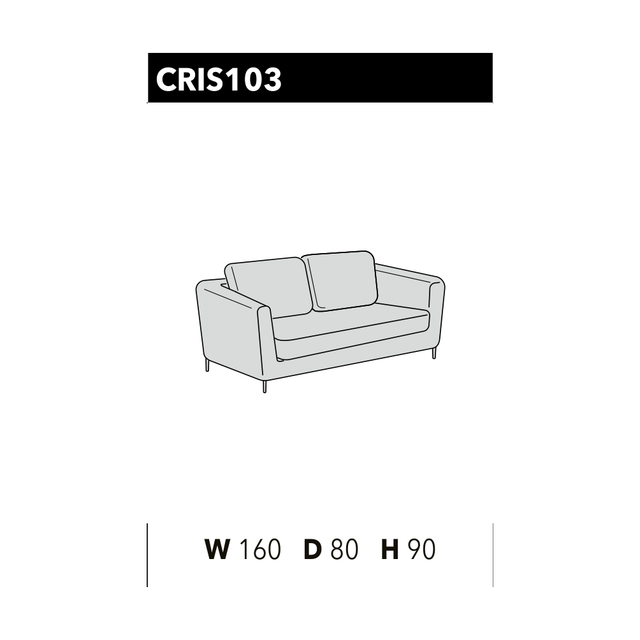 尺寸圖 Crisp_Crisp CRIS 103