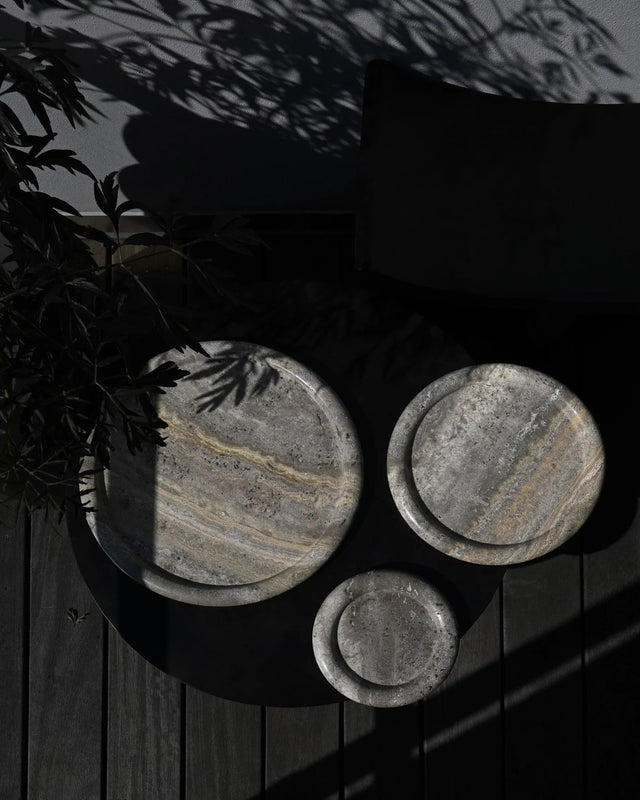 環形托盤,大 - 大地色