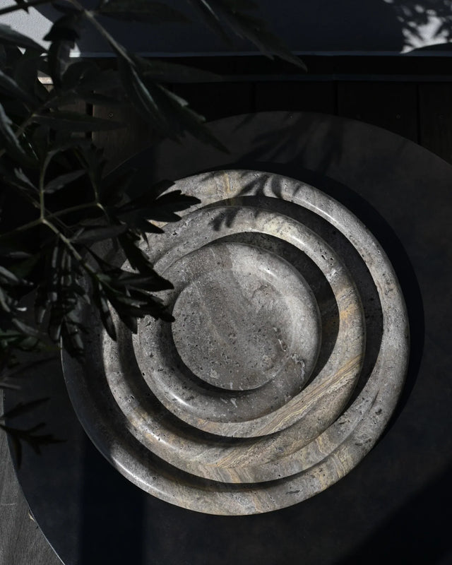 環形托盤,大 - 大地色