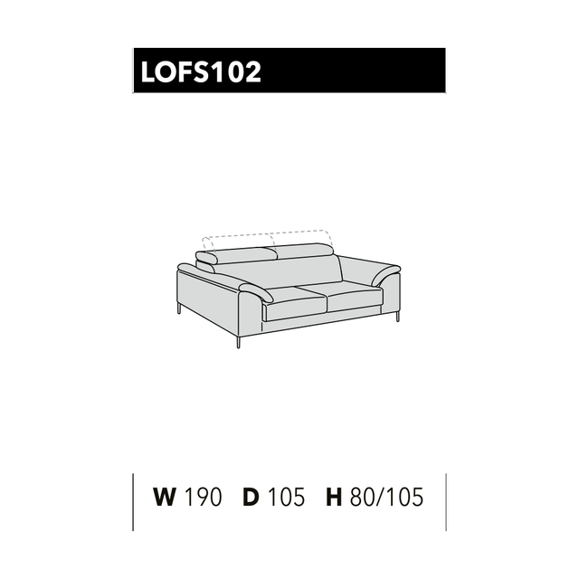 尺寸圖 Loft LOFS 102
