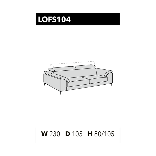 尺寸圖 Loft LOFS 104